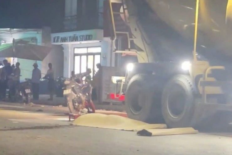 Hiện trường vụ tai nạn.