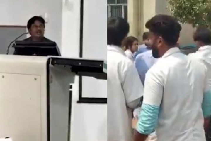 Thầy giáo bị đánh tới tấp vì cầu hôn sinh viên ngay trên lớp học