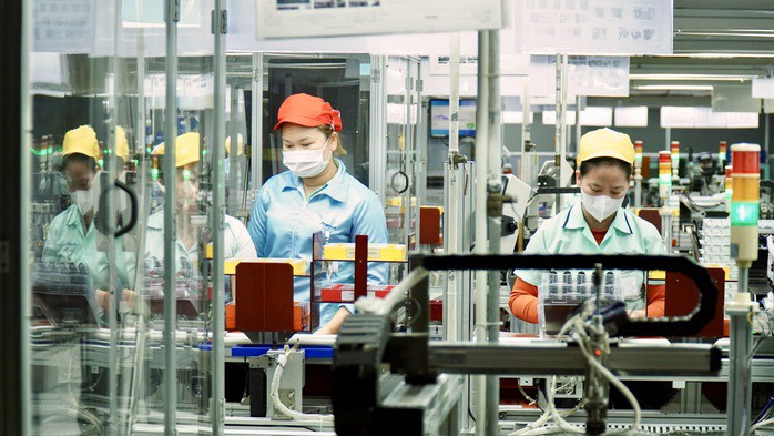 Hơn 1.000 công nhân Công ty TNHH Điện tử Foster Việt Nam chuẩn bị nghỉ dài dịp Giỗ Tổ Hùng Vương, 30-4 và 1-5