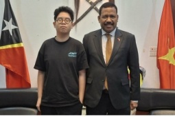 Nam sinh lớp 9 của Việt Nam được Tổng thống Timor-Leste mời thăm và diễn thuyết