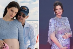 Vợ hoa hậu của Marc Anthony khoe tin vui sắp sinh con gái