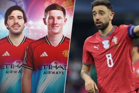 Fernandes "gánh" từ CLB tới ĐT Bồ Đào Nha, MU - Man City náo loạn vì tiền vệ trung tâm (Clip 1 phút)