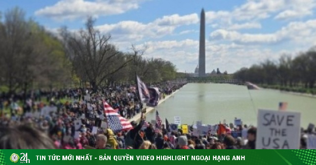 Biểu tình “No King” diễn ra trên toàn nước Mỹ phản đối Tổng thống Trump