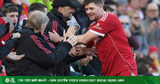 HLV Klopp trở lại Liverpool, dẫn dắt Gerrard và các huyền thoại tạo "mưa bàn thắng" với Dortmund