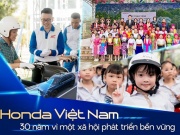 Honda Việt Nam - 30 năm vì một xã hội phát triển bền vững