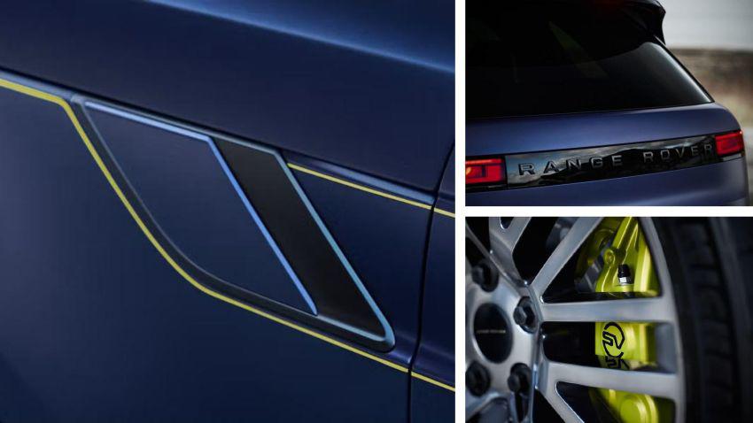 Mẫu SUV này trang bị bộ mâm Thunderball kích thước 23 inch với lớp sơn xám đậm dạng bóng.