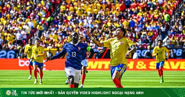 Video bóng đá Colombia - Pháp: Doue tỏa sáng, chiến thắng nhẹ nhàng