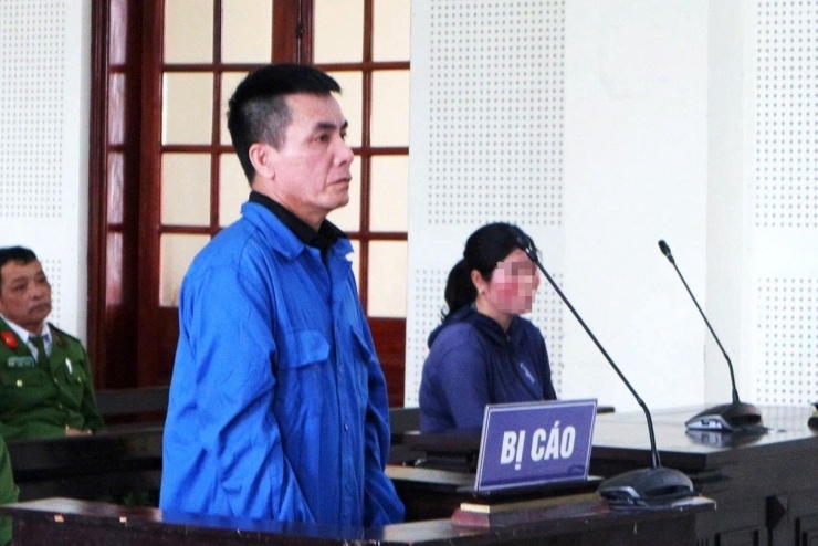 Bị cáo Nguyễn Văn Luận tại phiên tòa.