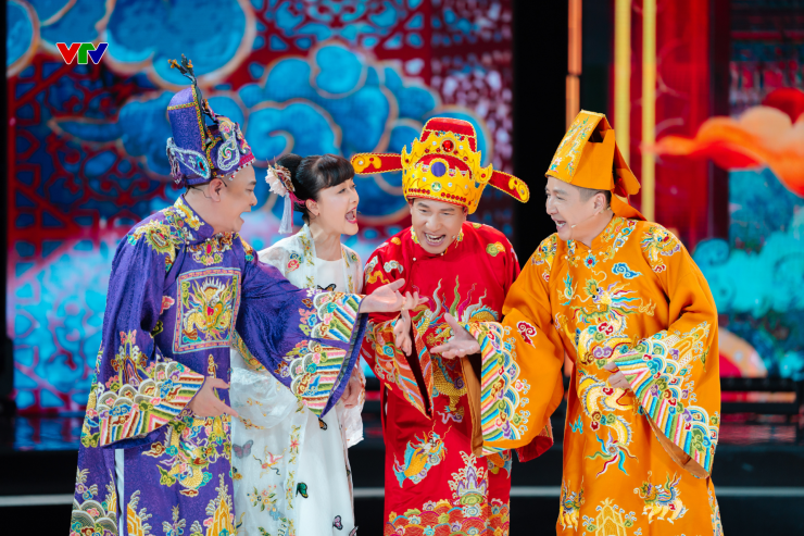 Tiểu phẩm Táo Quân "hái hoa dân chủ" mang đến cảm xúc hoài niệm. Ảnh: VTV