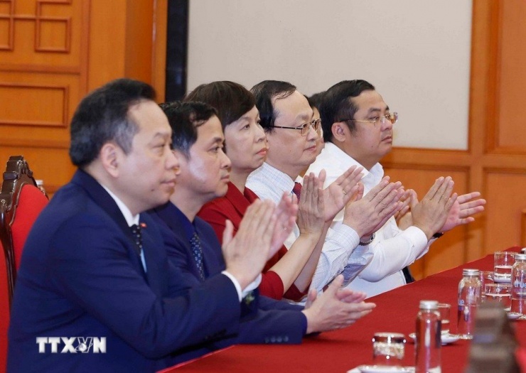 Các đại biểu tham dự buổi lễ. Ảnh: TTXVN.