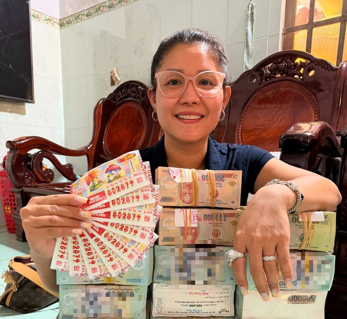 Giải độc đắc của vé số TPHCM mở thưởng ngày 28-3 đã lộ diện tại tỉnh Tây Ninh. Ảnh: ĐLVS Lan Hùng Tú