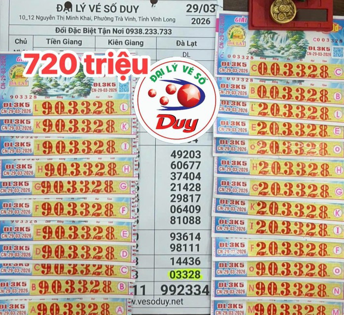 Chiều 30-3, đại lý thông tin về nhiều người trúng thưởng xổ số miền Nam - 1