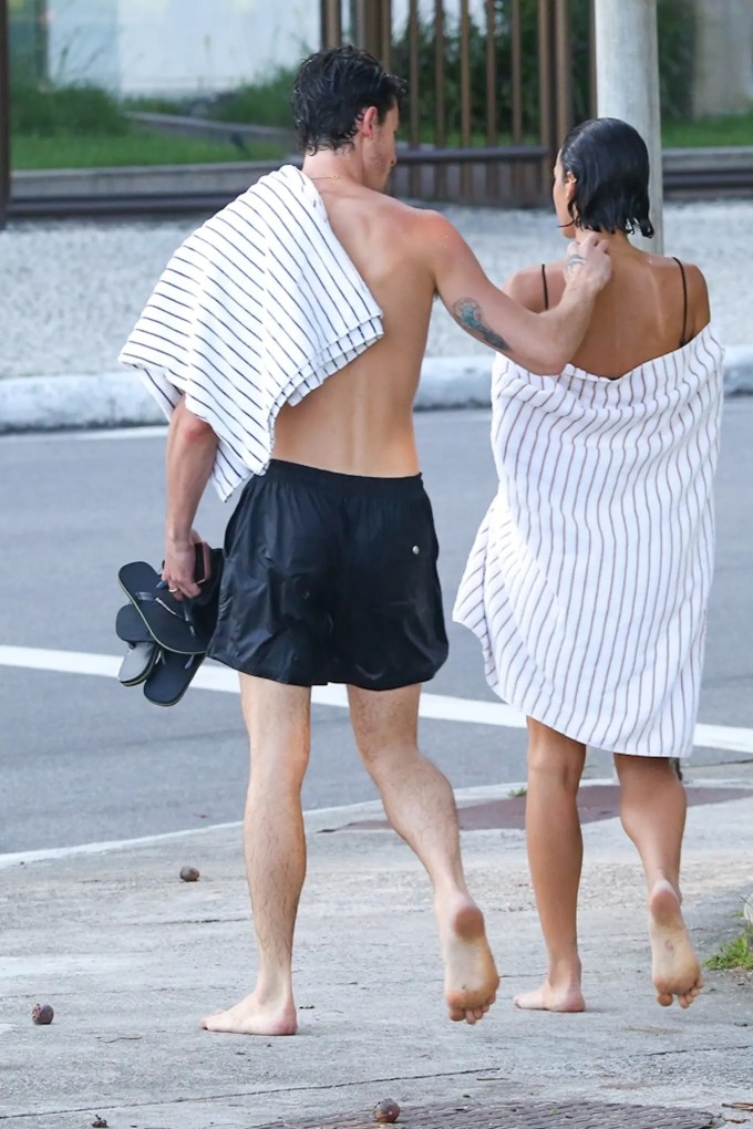 Shawn Mendes âu yếm bạn gái mới trên bãi biển - 5