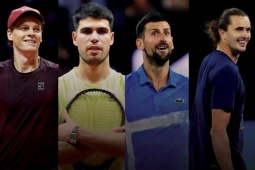 Sinner tiến sát ngai vàng Alcaraz, Zverev đẩy Djokovic khỏi top 3 (Bảng xếp hạng tennis 30/3)