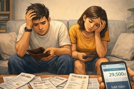 Vợ chồng son lương 50 triệu đồng nhưng chưa hết tháng đã hết tiền