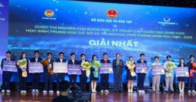 Bộ GDĐT lên tiếng về nghi vấn tiêu cực trong Cuộc thi nghiên cứu KHKT cấp quốc gia