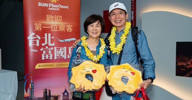 Du khách Đài Loan bất ngờ với trải nghiệm chuyến bay quốc tế của Sun PhuQuoc Airways