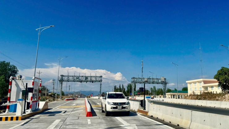 Nút giao Đại Ninh thuộc tuyến cao tốc Vĩnh Hảo - Phan Thiết. Ảnh: Cục ĐBVN.