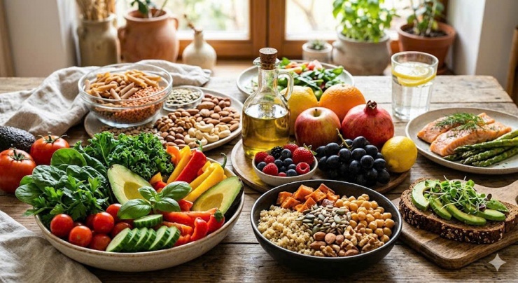 Chế độ ăn lành mạnh giúp ngăn ngừa các bệnh mạn tính và kéo dài tuổi thọ. Ảnh minh họa