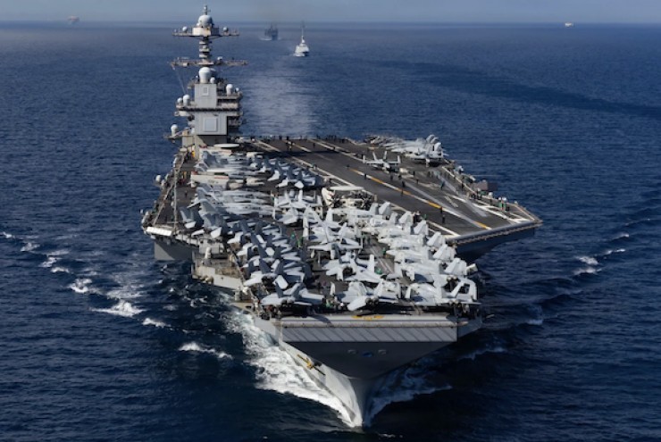 Các tàu sân bay Mỹ ồ ạt lùi xa 1.000 km khỏi bờ biển Iran