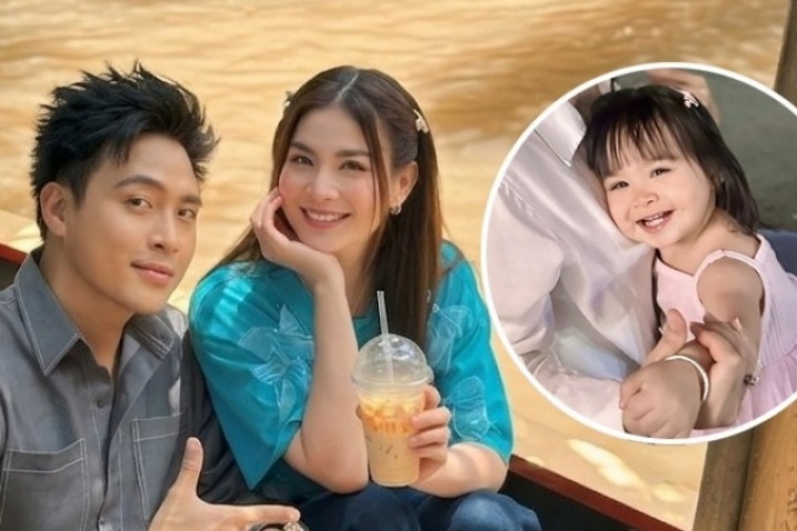 Ảnh sao 31/3: Con gái Kha Ly ra phim trường ở Tiền Giang thăm bố mẹ