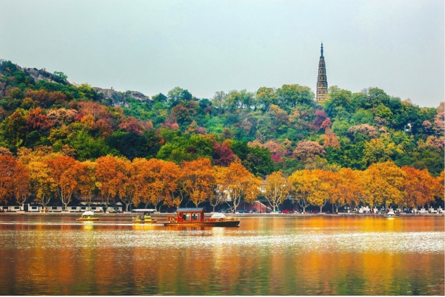 Tây Hồ tại Hàng Châu - Trung Quốc từng bị ô nhiễm nghiêm trọng sau đó được cải tạo thành điểm đến hấp dẫn. Ảnh tư liệu