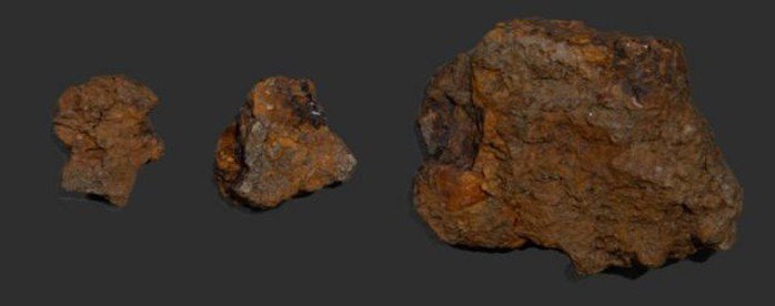 Các mảnh của chiếc rìu cổ đại làm từ vật liệu ngoài hành tinh - Ảnh: ARCHAEOLOGICAL RESEARCH IN ASIA