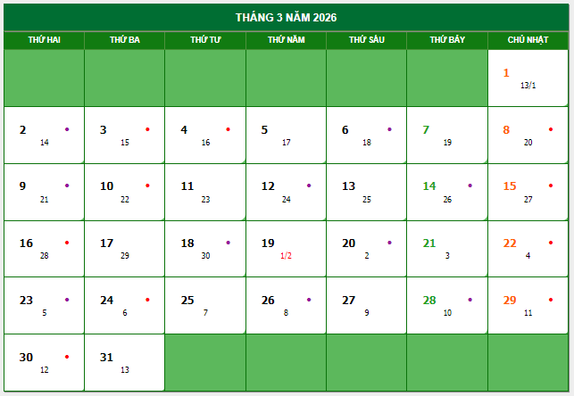 Vì sao tháng 3 cảm giác “dài bất thường", còn tháng nào trong năm như vậy không? - 2