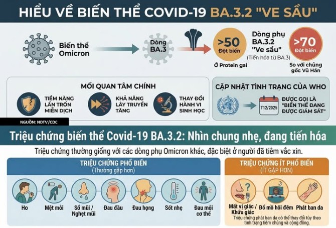 Hà Nội khuyến cáo người dân không hoang mang với biến thể COVID-19 mới BA.3.2 - 1