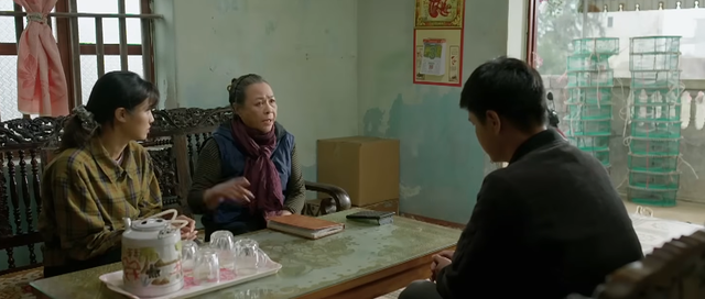 Bà Thoa thúc giục Lợi và Khánh Linh làm đám cưới càng sớm càng tốt. Ảnh VTV