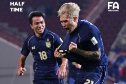 Video bóng đá Thái Lan - Turkmenistan: Niềm vui đến sớm, hồi hộp vé đi tiếp (Vòng loại Asian Cup)