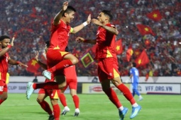 Video bóng đá ĐT Việt Nam - Malaysia:  " Không chiến "  đỉnh cao, rực rỡ Son - Hên (Asian Cup)