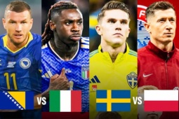 Nhận định trận HOT play-off World Cup: Italia rất gần "vé vàng", Gyokeres đấu Lewandowski