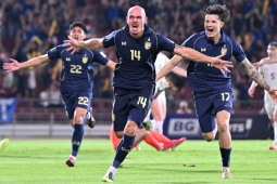 Video bóng đá Thái Lan - Turkmenistan: Bật tung cảm xúc phút 89, "vé vàng" xứng đáng (Vòng loại Asian Cup)