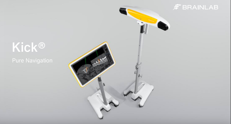 Hệ thống KICK Navigation System ứng dụng trong phẫu thuật não. Ảnh: Brainlab SE
