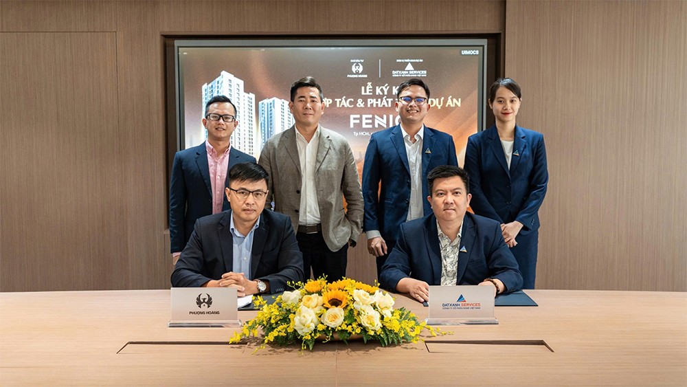 Lễ ký kết hợp tác và phát triển dự án Fenica giữa Chủ đầu tư Phượng Hoàng và Đơn vị Phát triển DXMD Vietnam đã được diễn ra trong không khí trang trọng.