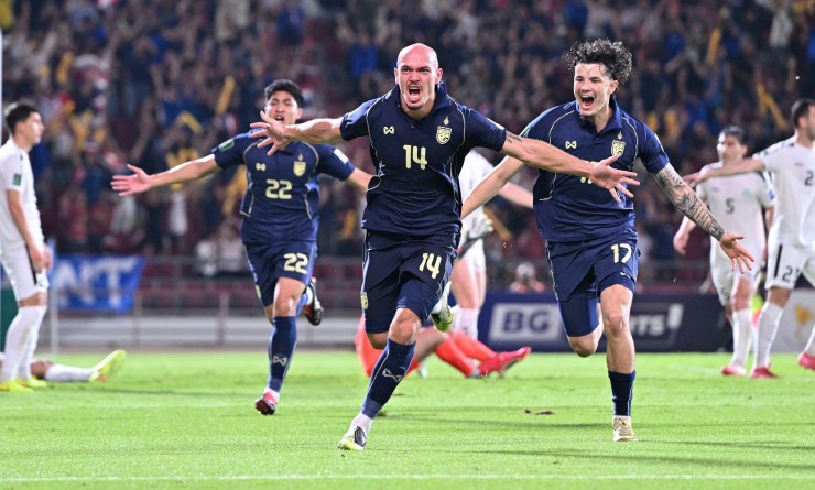 ĐT Thái Lan thắng nghẹt thở để đoạt vé dự Asian Cup 2027