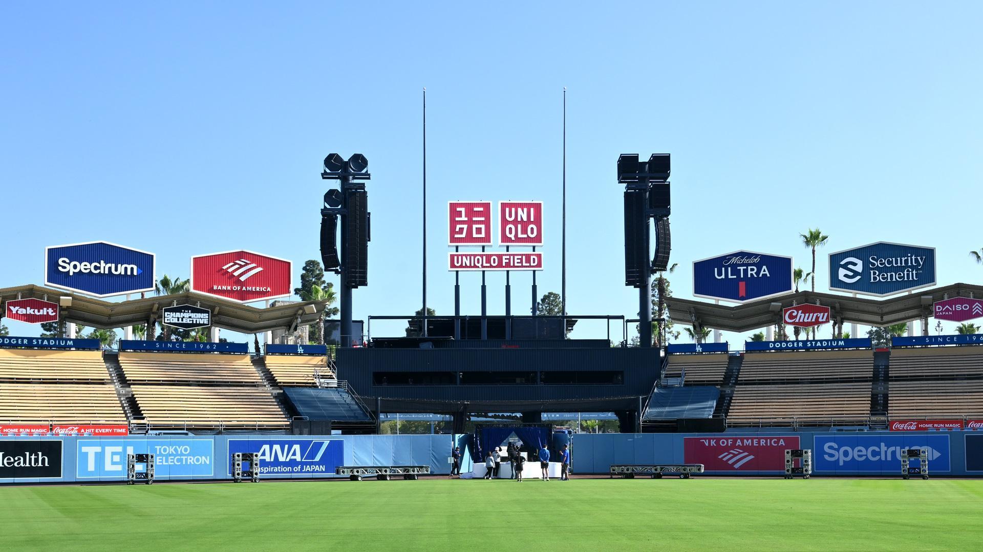 Dodgers và UNIQLO công bố hợp tác lịch sử ra mắt “UNIQLO Field” tại sân vận động Dodger Stadium - 1