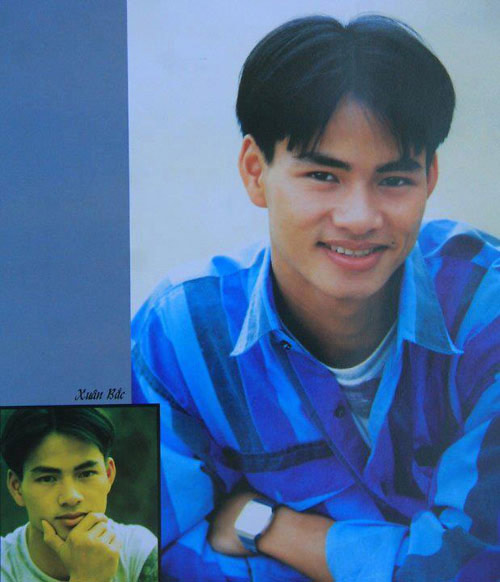 Ngày trẻ, Xuân Bắc là một chàng trai khôi ngô, có đôi lông mày nam tính và nụ cười hiền lành.