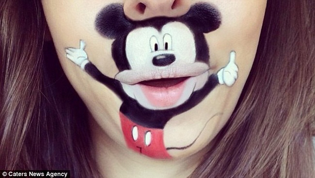Tạo hình chuột Mickey nổi tiếng.