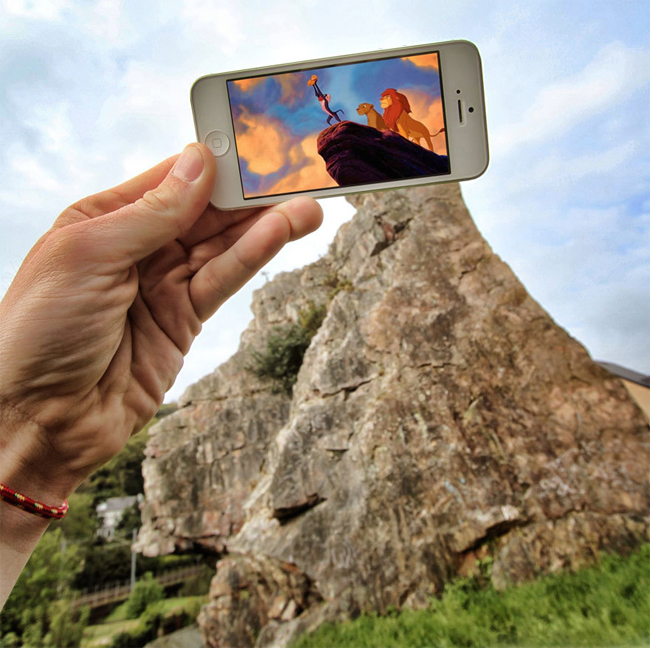 Đỉnh núi trong phim &#34;Lion King&#34;.