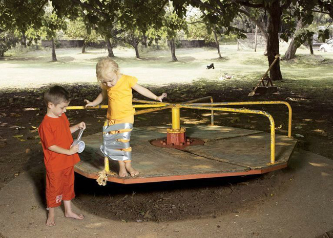 Bây giờ thì yên tâm là không sợ ngã nữa nhé.