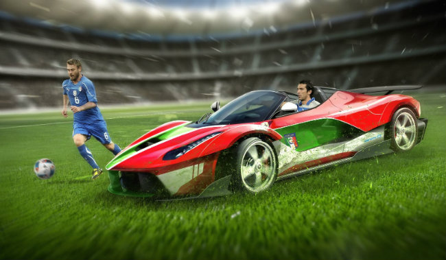 Ferrari LaFerrari Spider của Ý, một thương hiệu xe nổi tiếng khắp toàn cầu của xứ sở rượu vang đỏ.