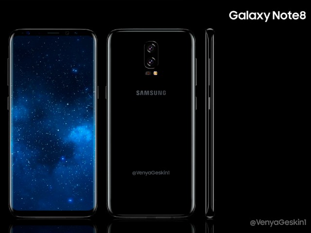 Samsung Galaxy Note 8 màn hình 6,4 inch đẹp mê hồn