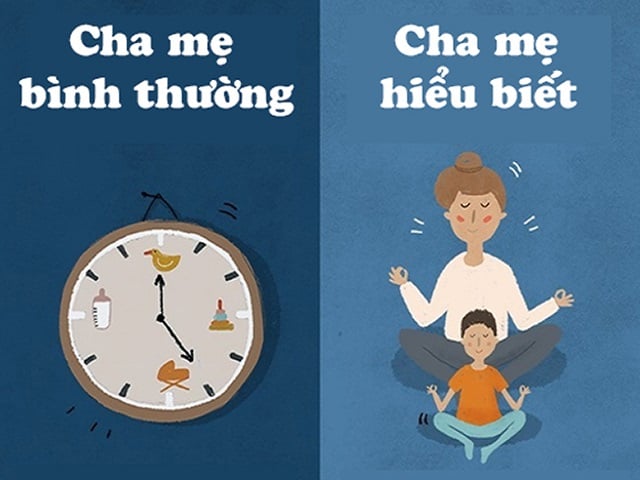 11 khác biệt cơ bản giữa cha mẹ bình thường và cha mẹ hiểu biết