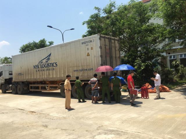 Container tông chết người ở Phú Thọ đã bị bắt ở Quảng Nam