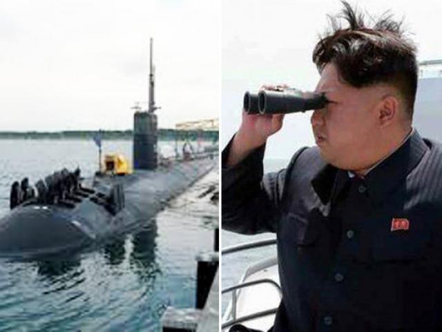 Đội tàu ngầm tấn công hạt nhân Mỹ vây quanh Triều Tiên