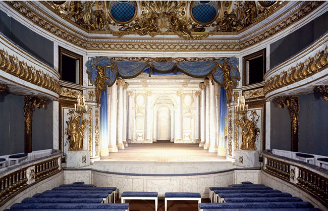 Nhà hát Hoàng gia ở Cung điện Versailles, Pháp.