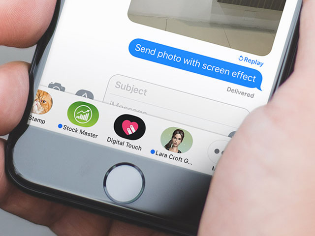 Tùy chỉnh giao diện iMessage cho iPhone, iPad chạy iOS 11