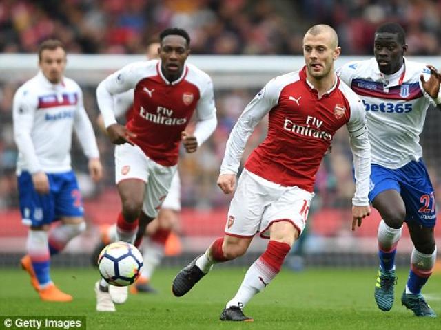 Chi tiết Arsenal - Stoke City: May mắn liên tiếp, bàn thắng dồn dập (KT)